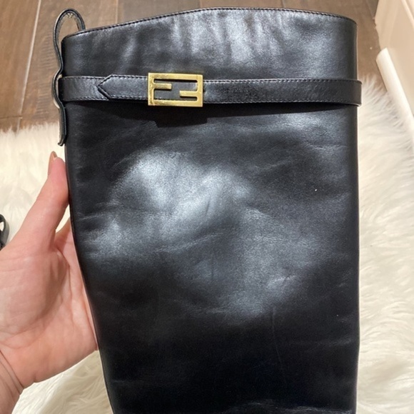 Fendi Buckle detail Block heel Knee high boots size 36EU‎ - Picture 10 of 12